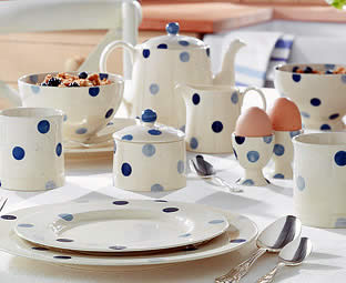 blue spot dinner service 